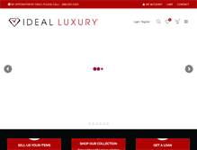 Tablet Screenshot of idealluxury.com